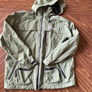 Stormkloth II Men’s Green Full Zip Hooded M Windbreaker Jacket Outdoor